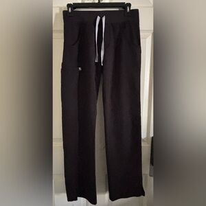 Figs Black Straight Leg Women's Scrub Pants